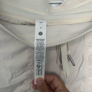 Lululemon Athletica Cream Track Pants